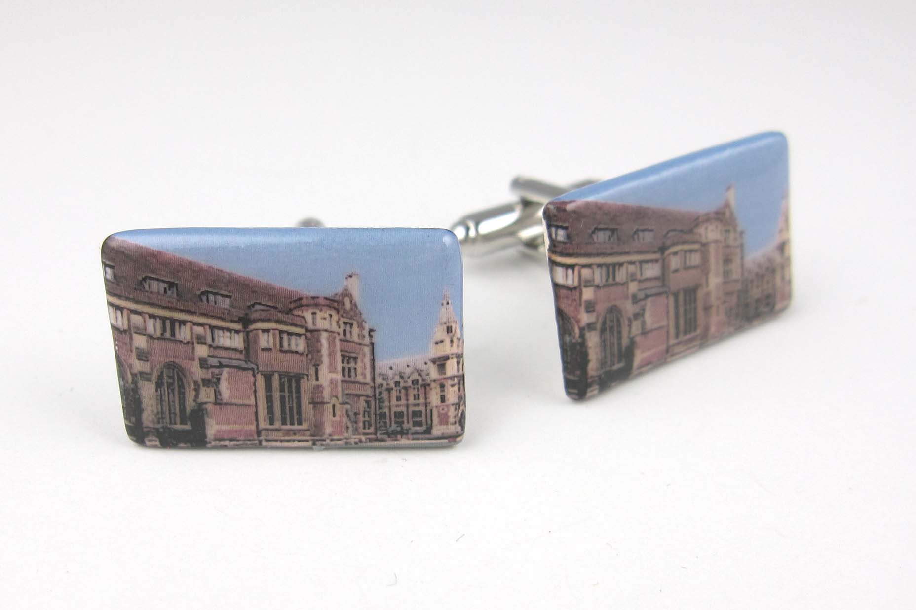 Pembroke College Cambridge chapel cufflinks